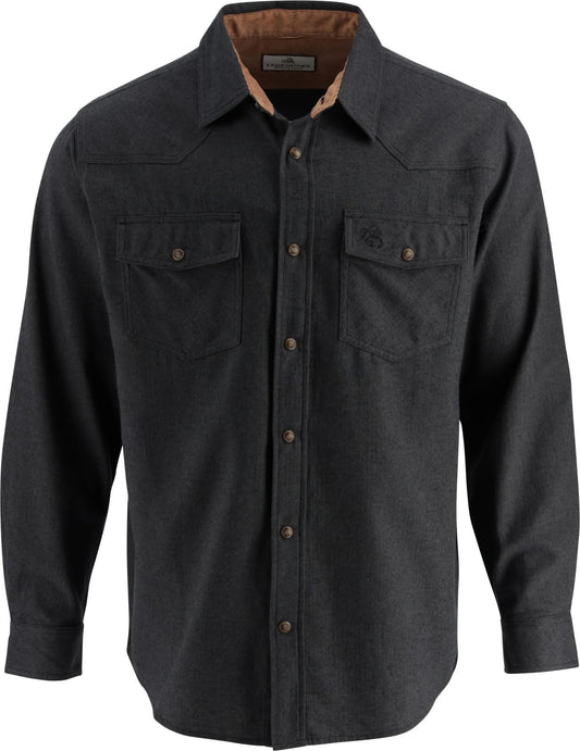 Legendary Whitetails Playera de Franela de Escopeta Occidental Camisa de Botones para Hombre