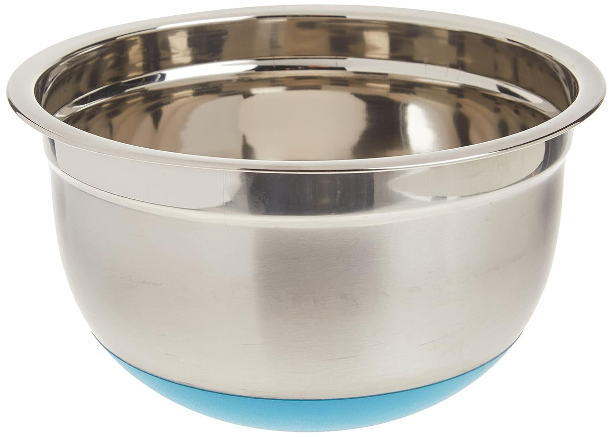 Excelsteel 297 3-Quart Stainless Steel Non Skid Base Mixing Bowl