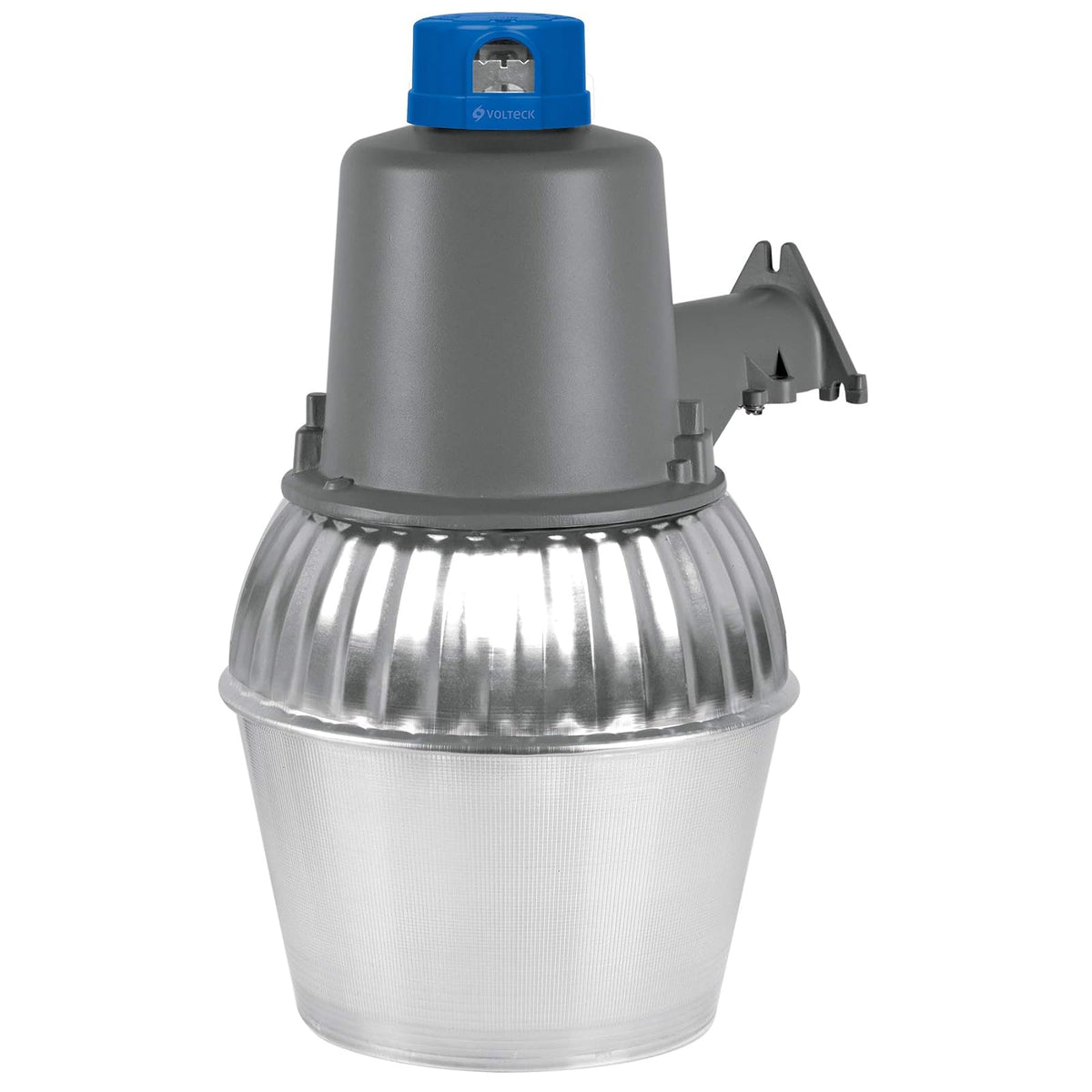 Volteck SUB-820F, Luminario suburbano cuerpo de aluminio 45 W con sensor de luz, con lámpara, luz blanca fría 6500K, IP 23