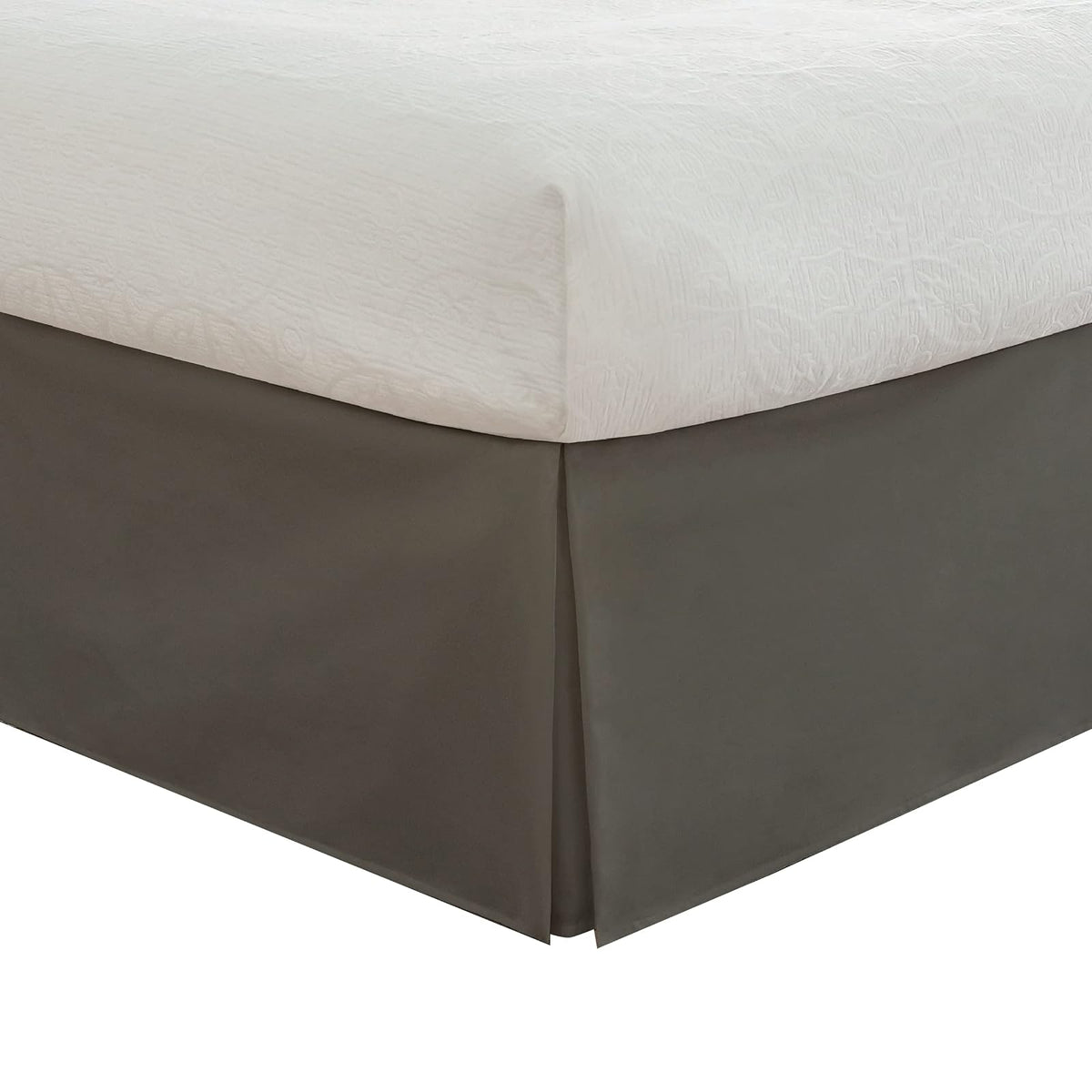 Today's Home Faldón de Cama Microfibra 14 Pulgadas - Individual - Gris
