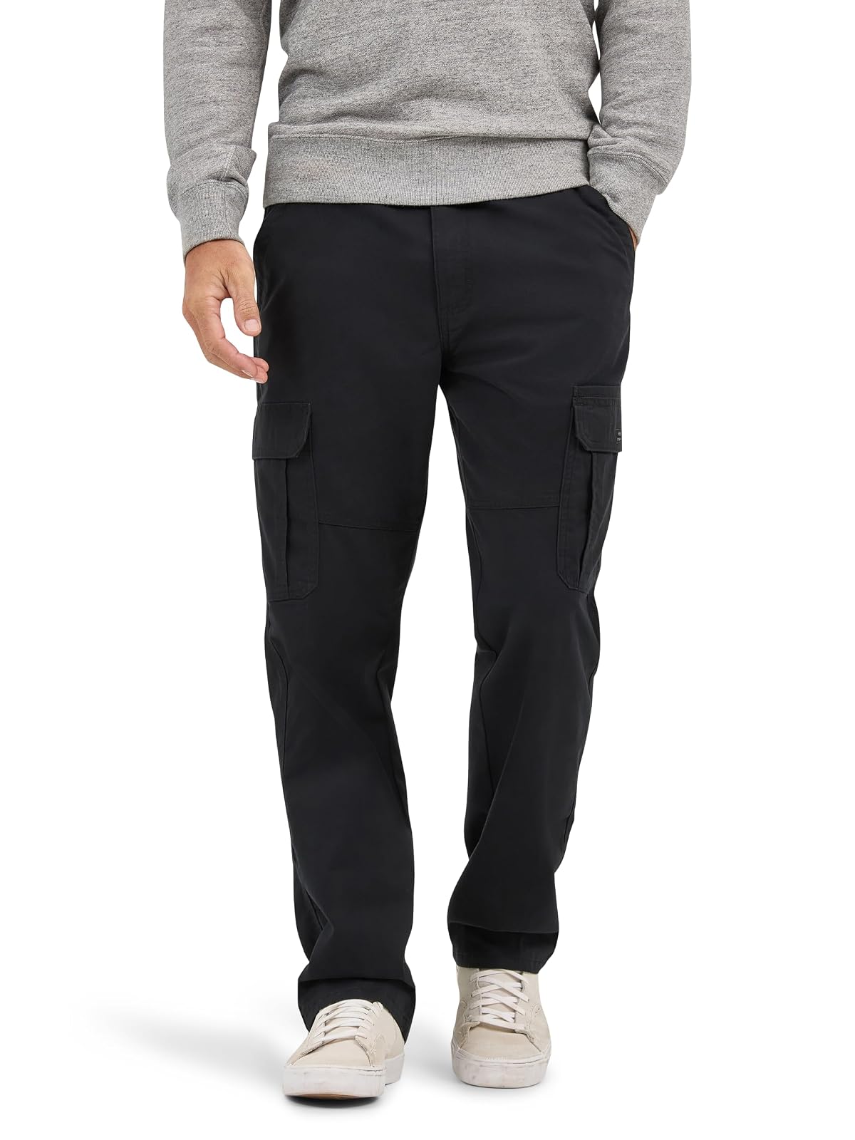Wrangler Authentics Pantalón Cargo Elástico para Hombre - Negro - - 42W x 30L