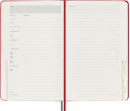 Moleskine Box Set Recipe Journal Grande Pasta Dura