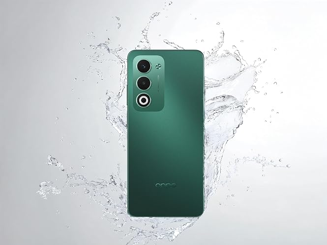 OPPO A5 Verde Aurora + 256 GB + 4GB, Cámara 50MP + 5MP, AI, Resistencia al Agua y al Polvo, Resistencia a Golpes de Grado Militar, Carga Rápida 45W, Color OS