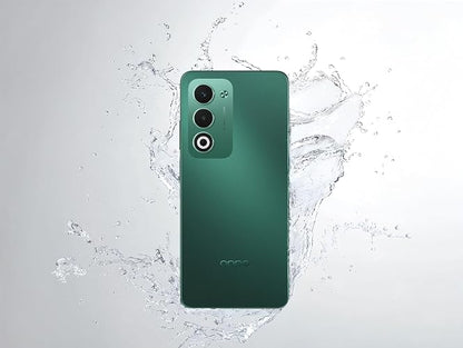 OPPO A5 Verde Aurora + 256 GB + 4GB, Cámara 50MP + 5MP, AI, Resistencia al Agua y al Polvo, Resistencia a Golpes de Grado Militar, Carga Rápida 45W, Color OS