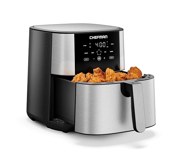 Chefman Freidora de Aire Digital de 7.5 Litros | Fríe sin Aceite | TurboFry | Libre de BPA