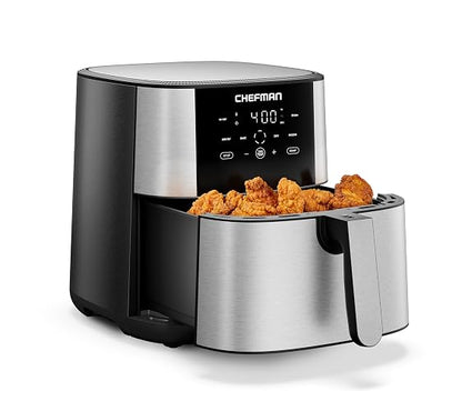 Chefman Freidora de Aire Digital de 7.5 Litros | Fríe sin Aceite | TurboFry | Libre de BPA
