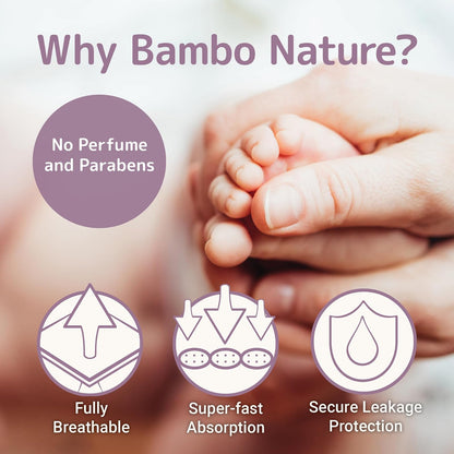 Bambo Nature Pañales ecológicos de alta calidad para bebé (talla 1 a 6 disponibles), talla 1, 216 unidades