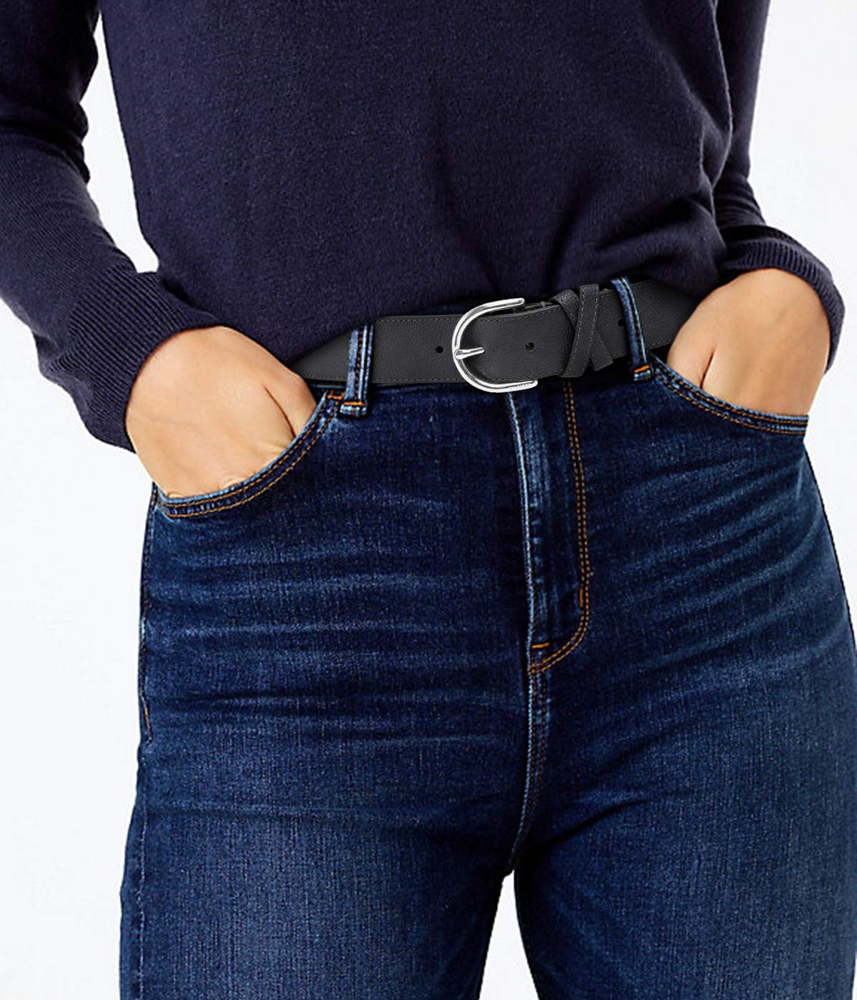 Tommy Hilfiger Women's 100% Leather Fashion Belt