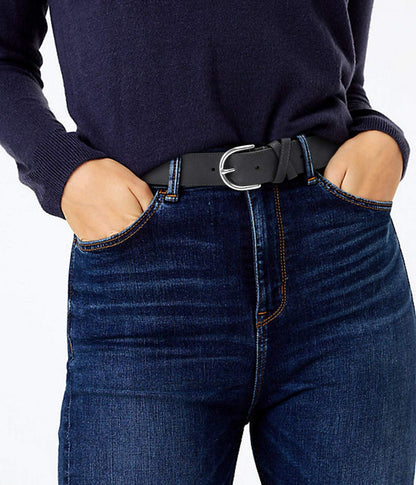 Tommy Hilfiger Women's 100% Leather Fashion Belt