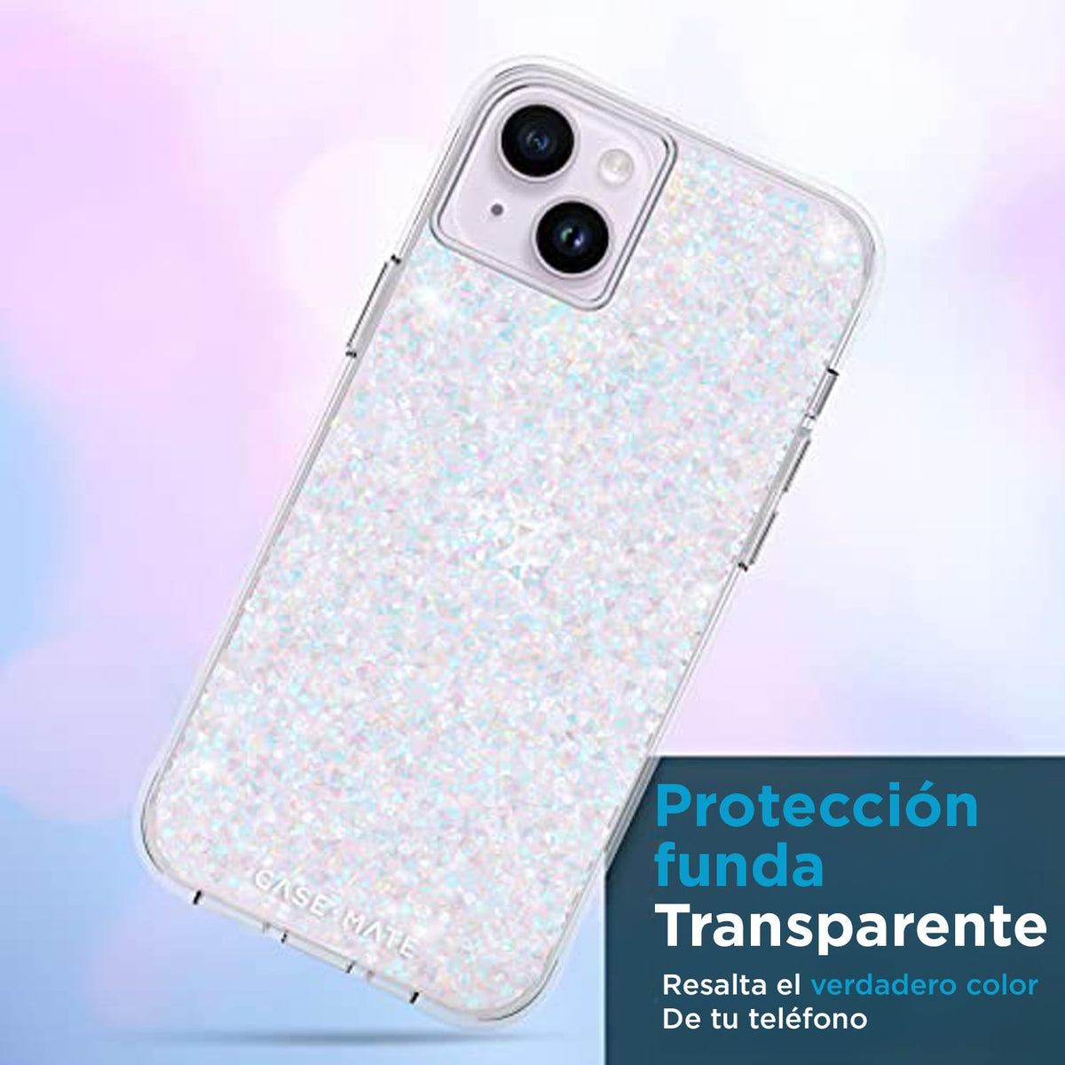 Case-Mate iPhone 14 Plus Case - Twinkle Diamond [10FT Drop Protection] [Compatible with MagSafe] Magnetic Cover with Cute Bling Sparkle for iPhone 14 Plus 6.7", Anti-Scratch, Shock Absorbent, Slim Fit