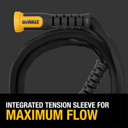 DEWALT DXMH3306 - Manguera de jardín de tela de grado profesional resistente de 6 pies x 5/8 pulgadas