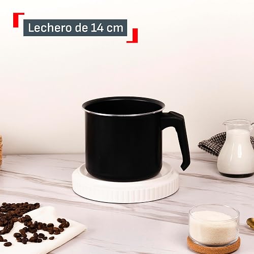 T-fal Lechero 14 cm Hard Titanium Plus con antiadherente y termo señal, C3823883