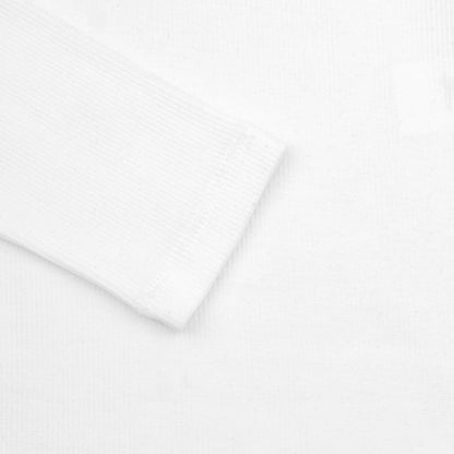 Baby Creysi Playera de Cuello Alto para Niña de Algodón con Tejido de Cárdigan Manga Larga