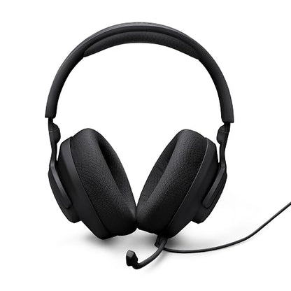 JBL Quantum 100M2 - Audífonos alambricos integrales para Gaming con Cable y micrófono Extraible con opción de silenciar - Negro