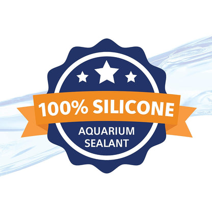 Aqueon Fish Tank sellador de Silicona, 3 onzas, Transparente
