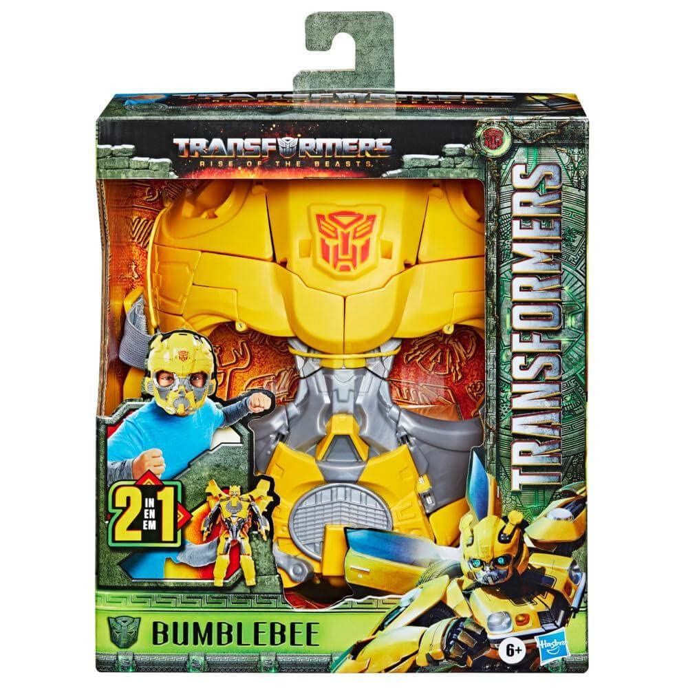 Transformers Rise of The Beasts Bumblebee Máscara 2 en 1 TRA MV7
