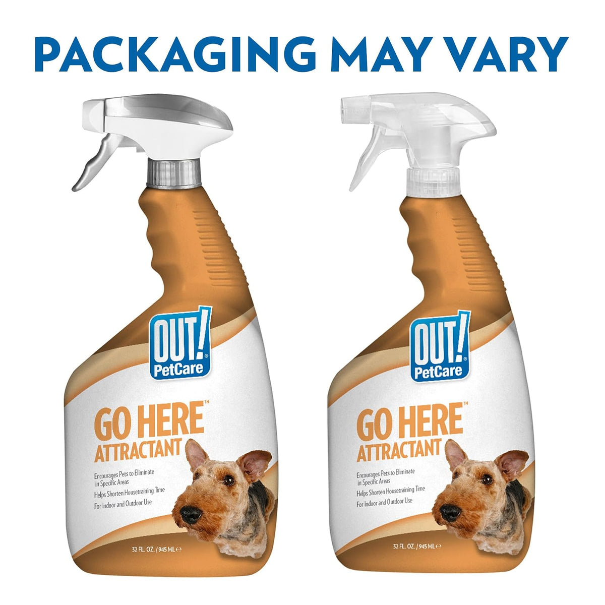 OUT! Pet Care Go Here Attractant Spray Bottle for Pets, 32-Ounce