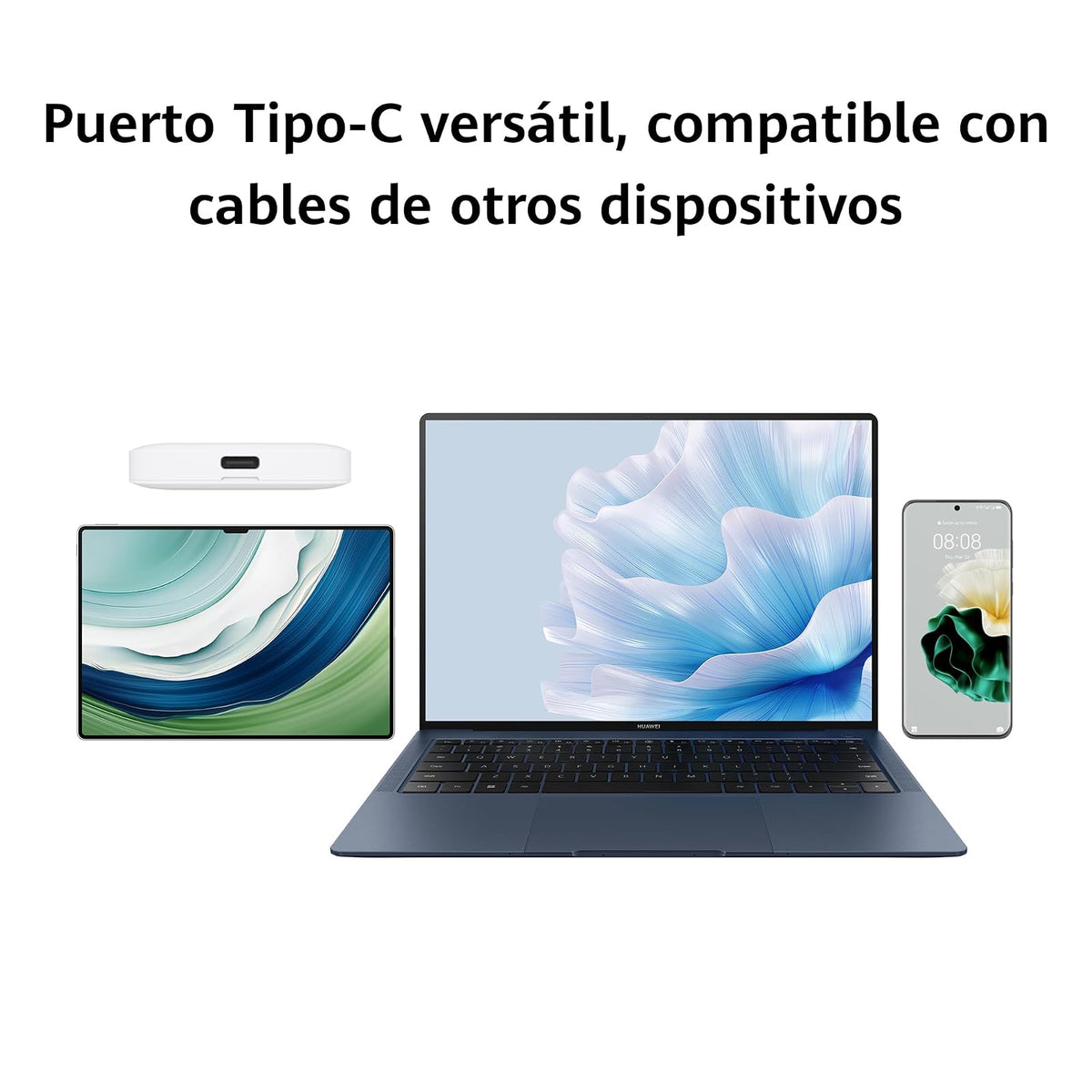 Huawei 4G Mobile WiFi 5, E5586, Router Wi-Fi portátil, Hotspot móvil con Tarjeta SIM, LTE 200Mbps de Descarga/ 105Mbps de Subida, Batería de 6 Horas, Blanco