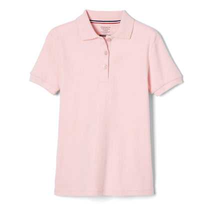 French Toast Polo Escolar Manga Corta Cuello Picot Niña - 4-5 - Rosado