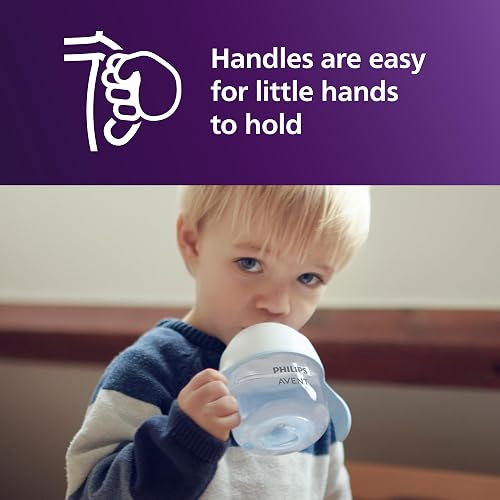 Philips AVENT Natural Trainer SCF263/01 - Vaso para beber con pezón de respuesta natural y boquilla suave, 5 onzas, 1 unidad