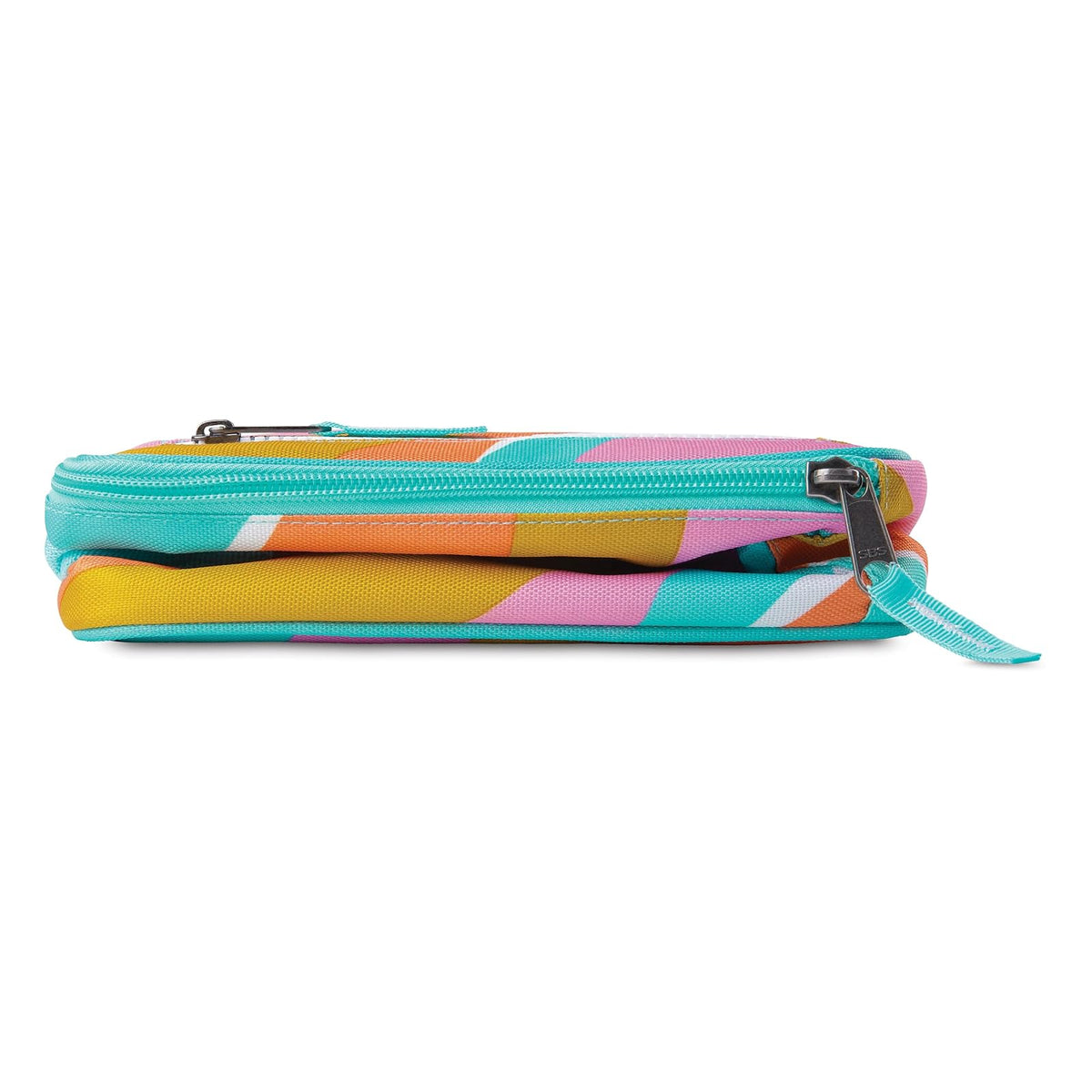 PackIt - Fiambrera clásica congelable, estilo retro, construida con tecnología ECOFREEZE, totalmente congelable, plegable, reutilizable, con bolsillo frontal con cierre y asa de hebilla, diseñada para