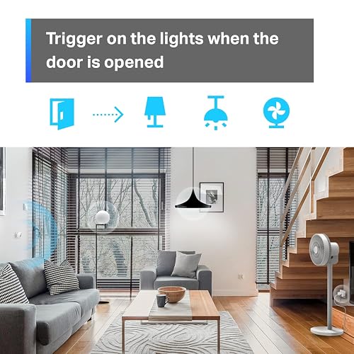 TP-Link Tapo Motion Sensor, Requires Hub, Long Battery Life w/Sub-1G Low-Power Wireless Protocol, Wide Range Detection, Adjustable Sensitivity, Real-Time Notification, Smart Action (Tapo T100)