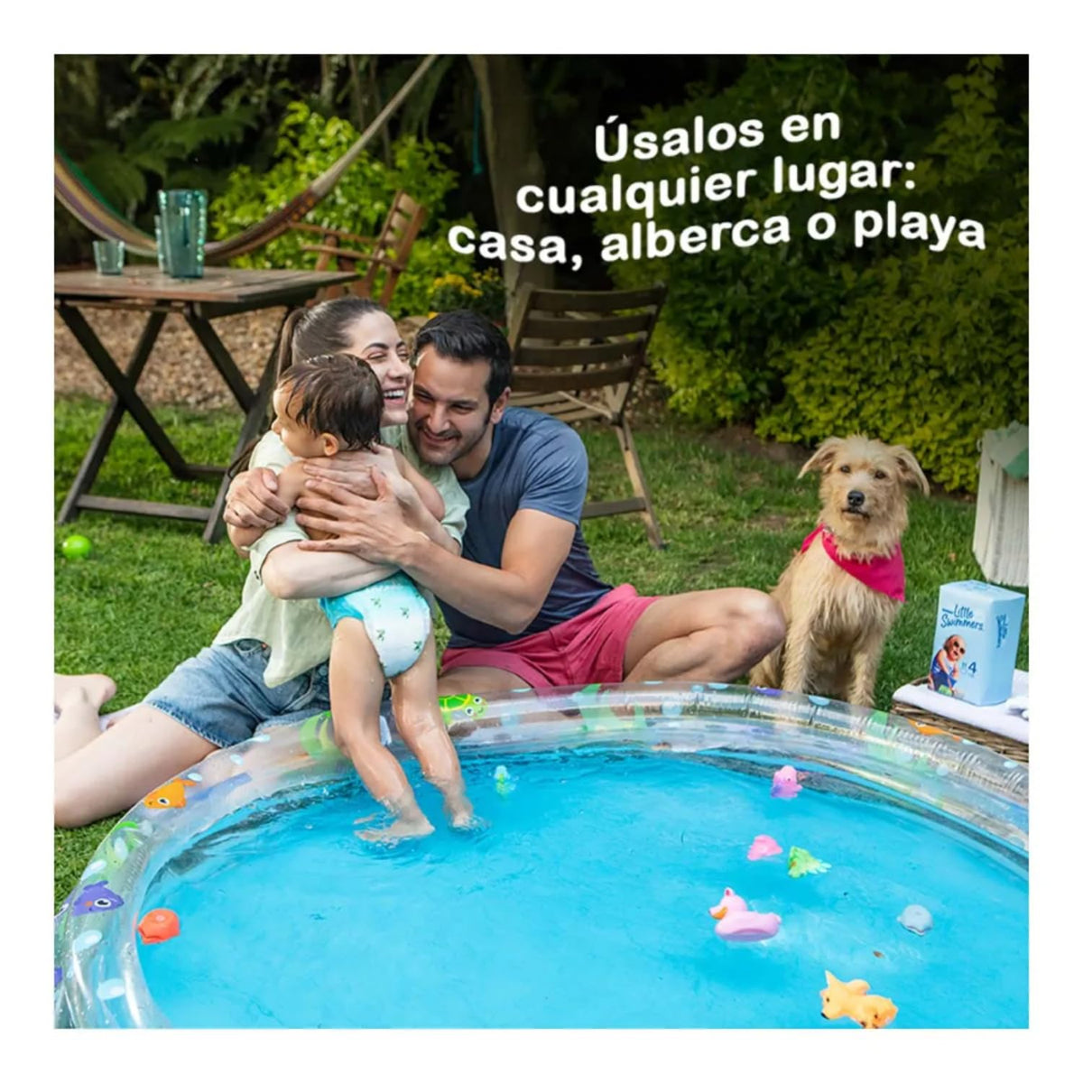 Huggies Little Swimmers Calzoncito Desechable para Nadar, Talla Mediana Unisex, Paquete con 11 piezas, Ideal para bebés de 11 a 15 kg, empaque puede variar