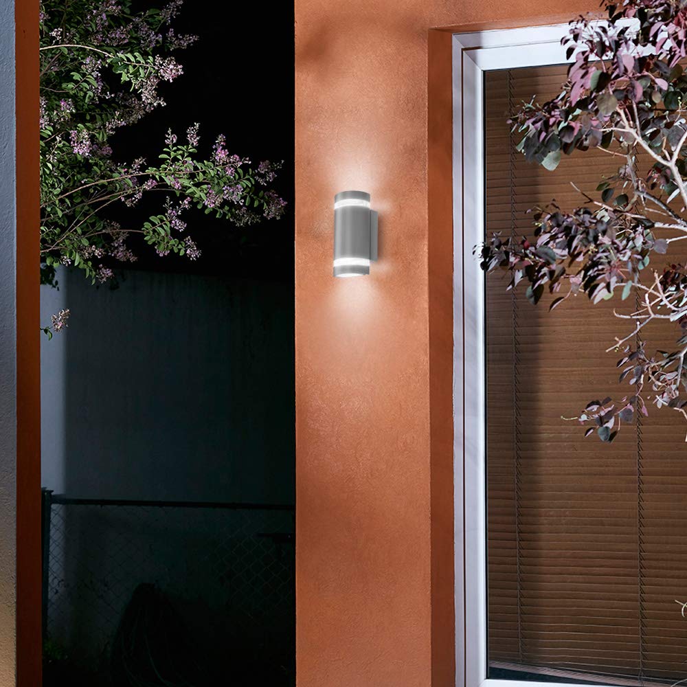 Tecnolite - Lámpara de Pared Arbotante Exterior, Potencia Máx. 120 W, 2 Bases E27, IP45, No incluye focos