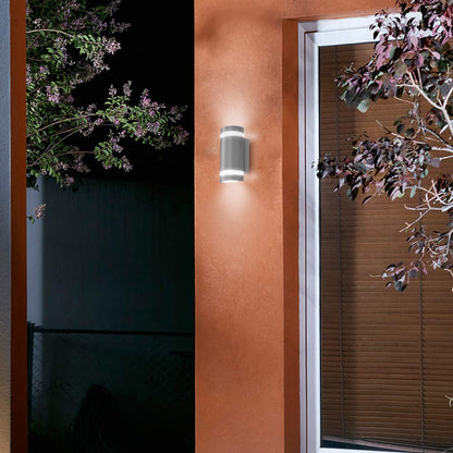 Tecnolite - Lámpara de Pared Arbotante Exterior, Potencia Máx. 120 W, 2 Bases E27, IP45, No incluye focos