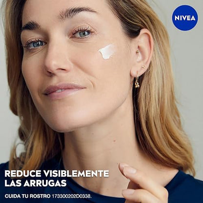 NIVEA Crema Facial Reafirmante Q10 (50 ml), Tratamiento Antiarrugas de Día Fps 30 ayuda a la generación de Colágeno en la piel y reducir las líneas de expresión, Todo Tipo de Piel