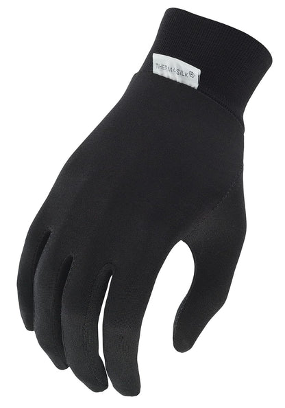 Terramar Guantes de Forro Thermasilk para niñas - Negro - Small - 5