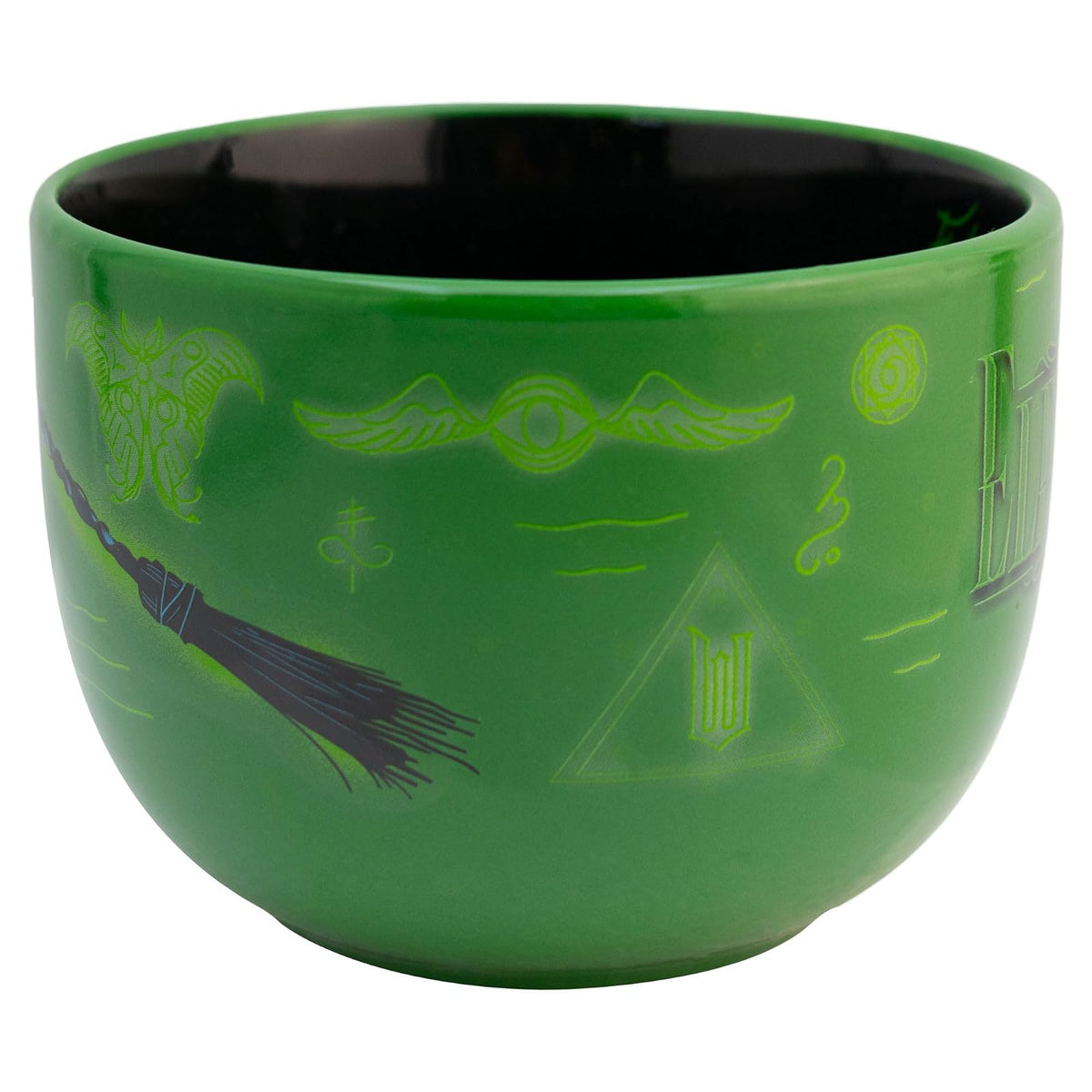 Funkids - Tarro Jumbo bitono pelicula Wicked 820ml, personalizado de Elphaba, tasa para bebidas calientes.