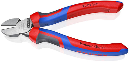 KNIPEX 70 02 160 Pinzas de corte diagonal acabado pavonado 160 mm