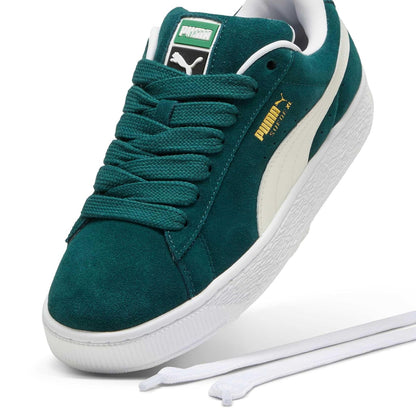 PUMA, Tenis Casuales Suede XL, Unisex, Azul, Talla 26