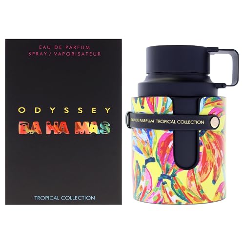Armaf Odyssey Ba Ha Mas Tropical Collection – Fruity, Aquatic, Woody – Eau de Parfum Spray Long-Lasting Fragrance for Unisex, 3.4 Ounce / 100 ml
