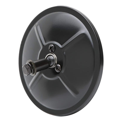 Retrac Cabezal de Espejo Convexo de Montaje Central 610131, 13 cm, Acero Negro, Universal