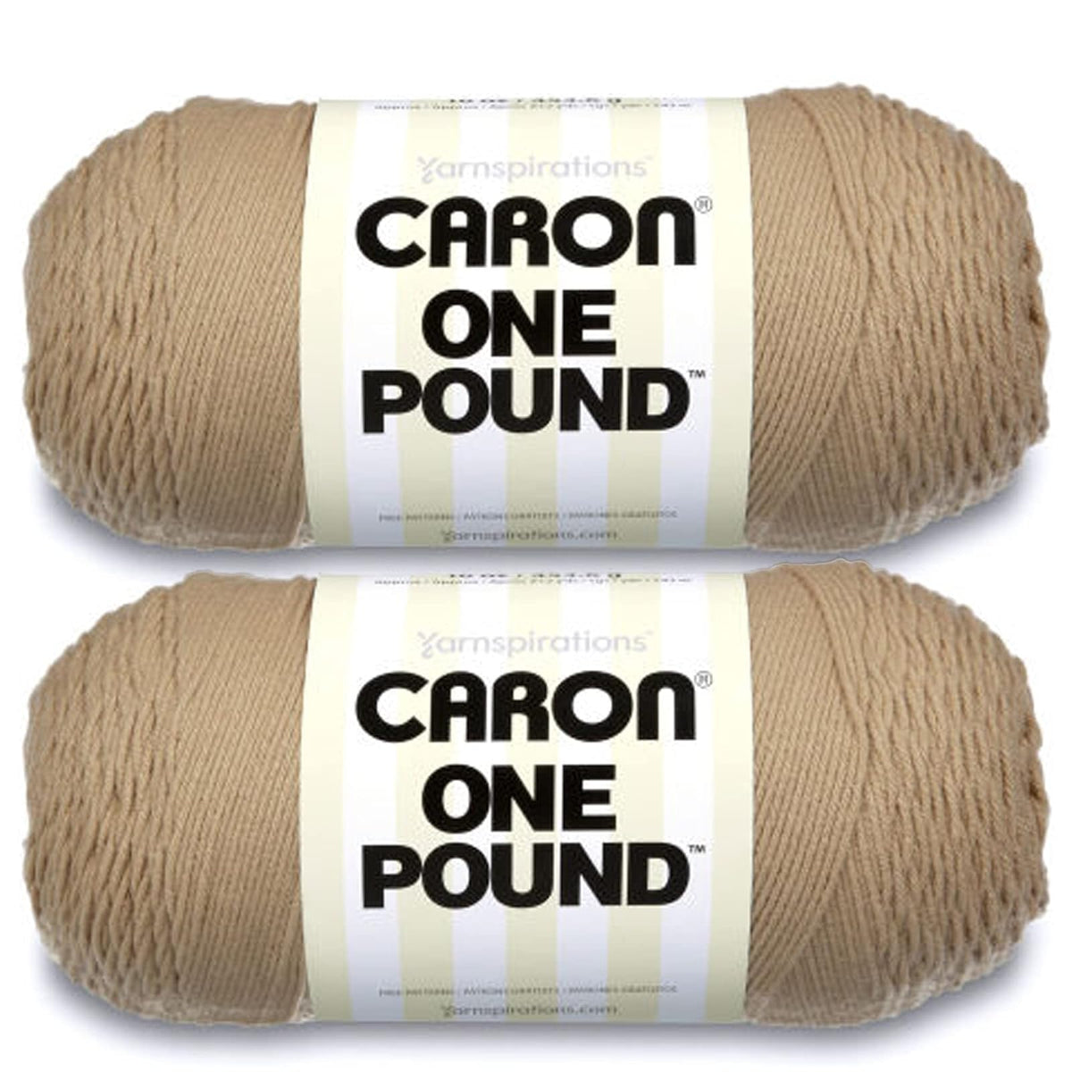 Caron One Pound Estambre Acrílico, Paquete de 2 - Paquete de 2 - Encaje