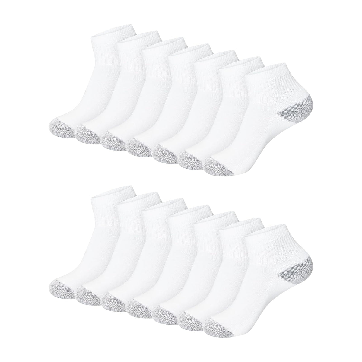 Hanes Value, Ankle Soft Moisture-wicking Socks, Available in 10 and 14-packs Calcetines Mujer