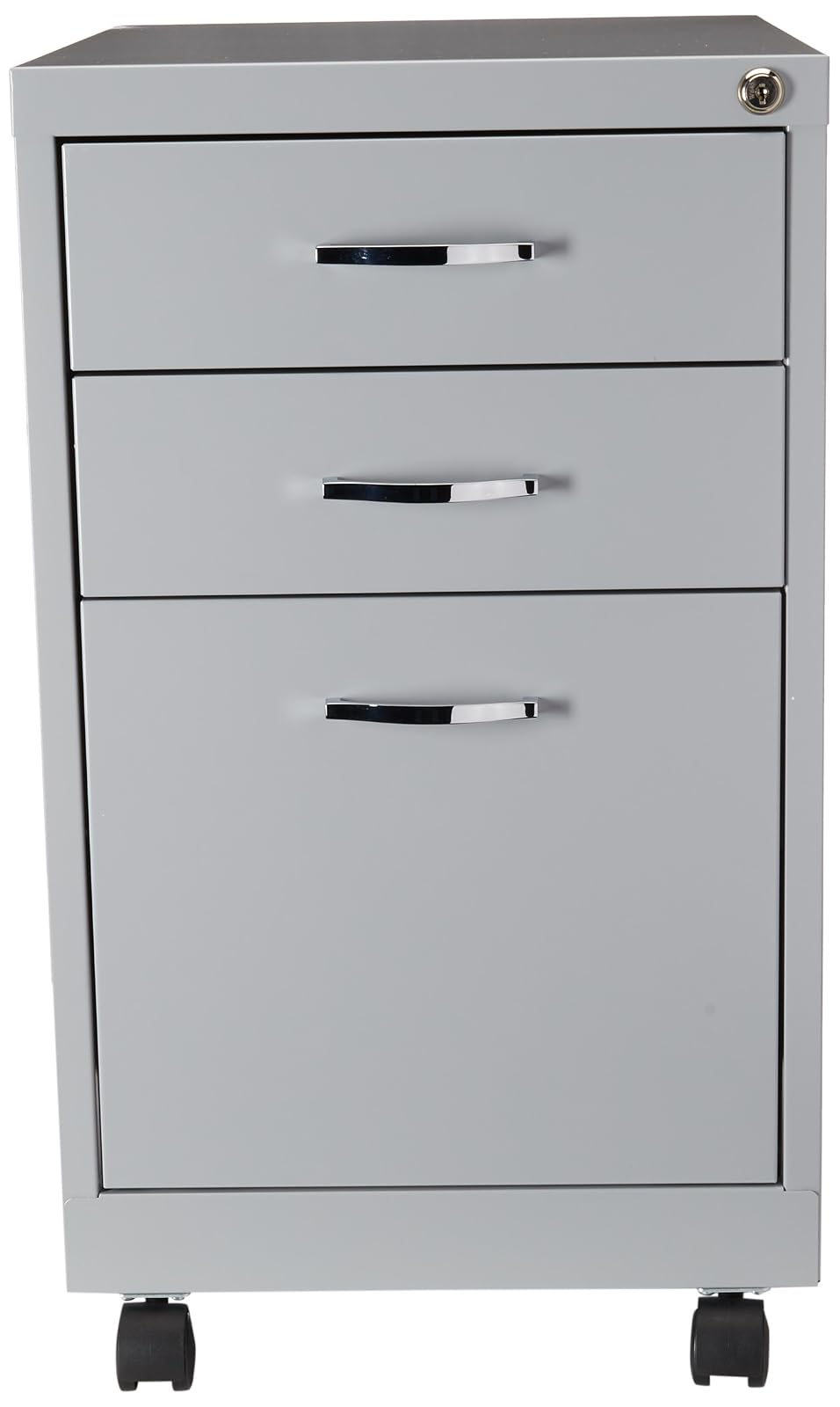 Office Dimensions 21027 Pedestal Móvil de 3 Gavetas Tamaño Carta, color Platino