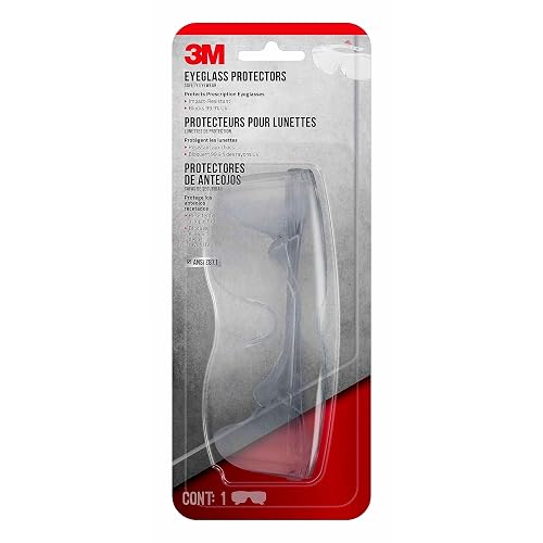 3M Protectores de anteojos de seguridad con lente resistente a los arañazos