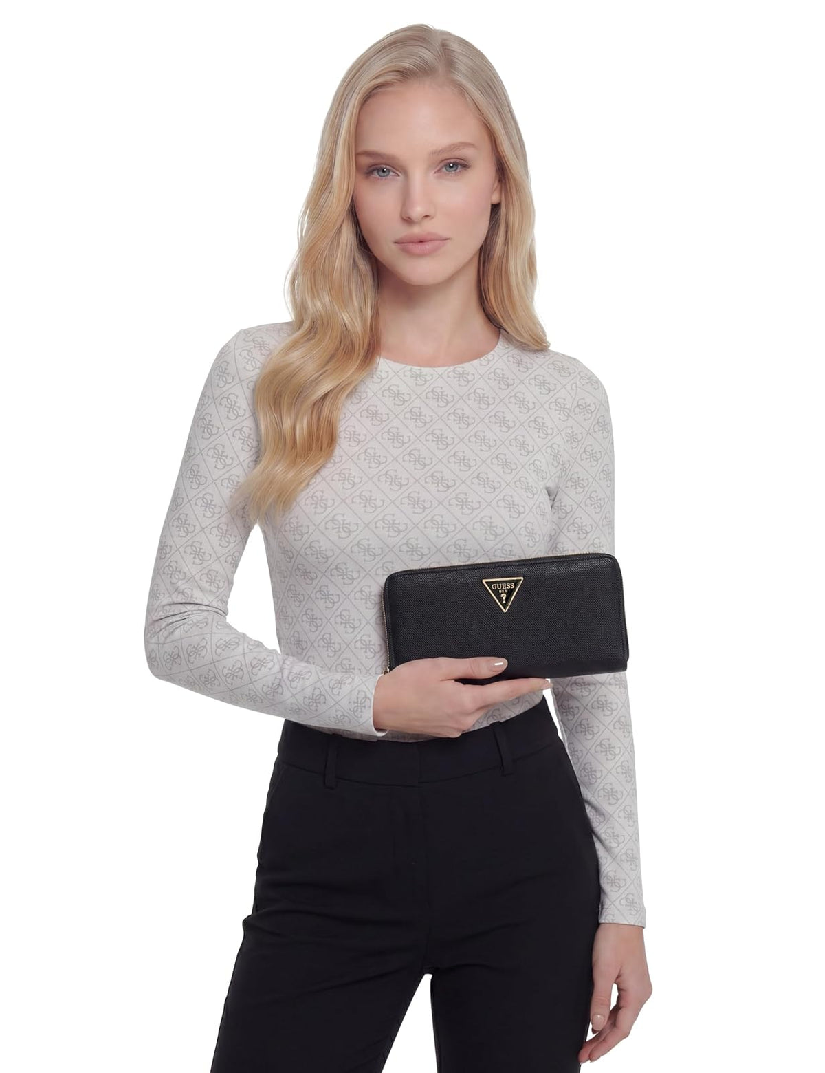 GUESS LAUREL II SLG LARGE ZIP AROUND Acoplamiento Mujer