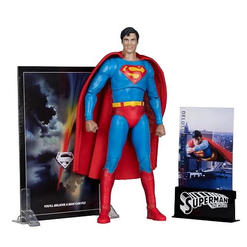 Mcfarlane DC Theatrical Deluxe: Superman 1978 - Superman 7 Pulgadas | Superman, 7 pulgadas, figura de acción
