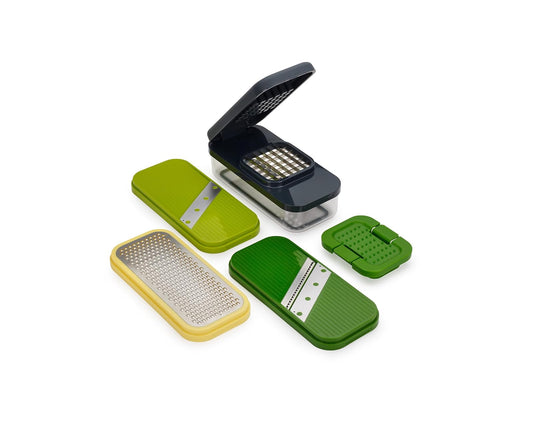 Joseph Joseph Multi-Prep Compact 4 en 1 juego de chuletas, rejilla y rebanadas