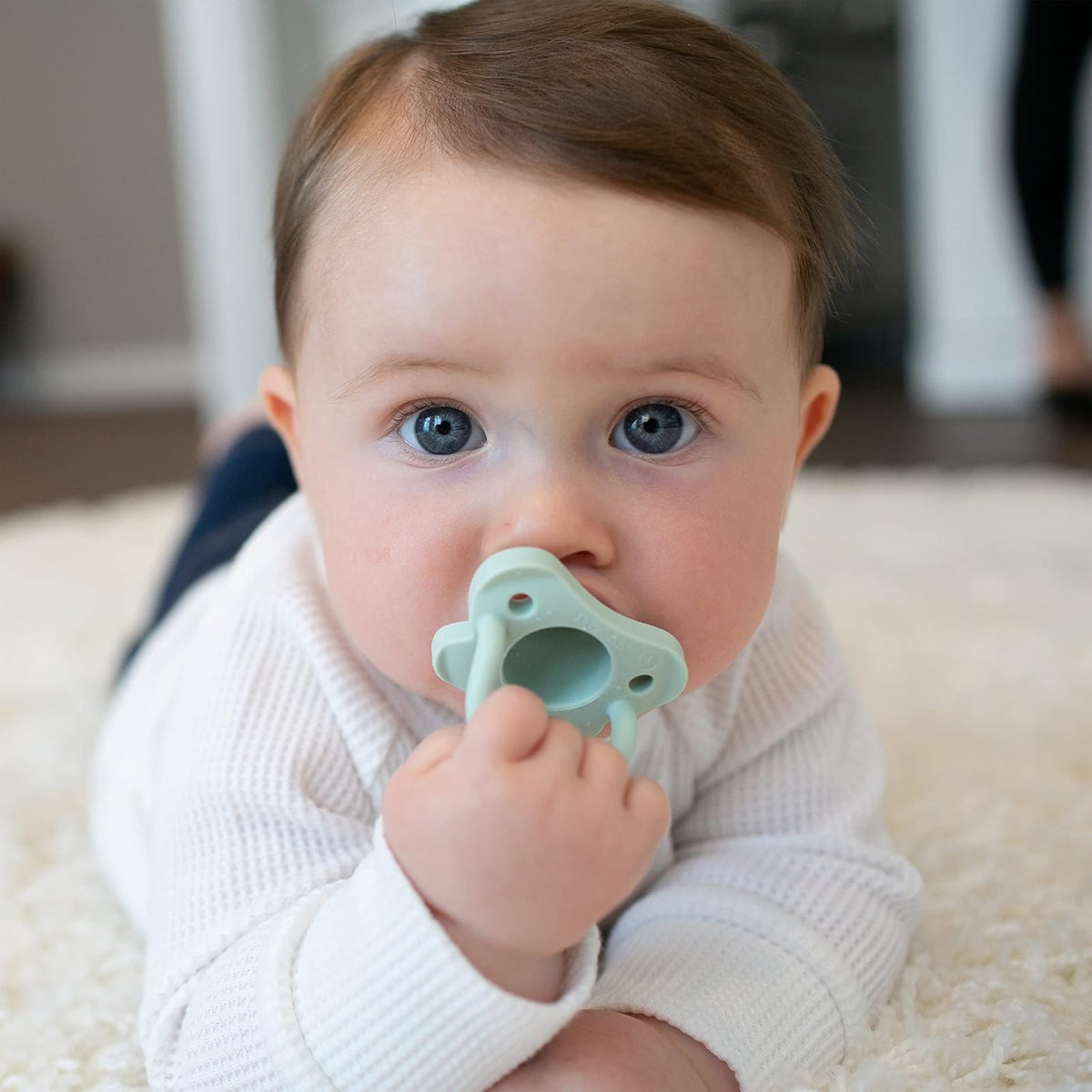 Dr. Brown´s HappyPaci™ Chupón 100% silicona, paquete de 2