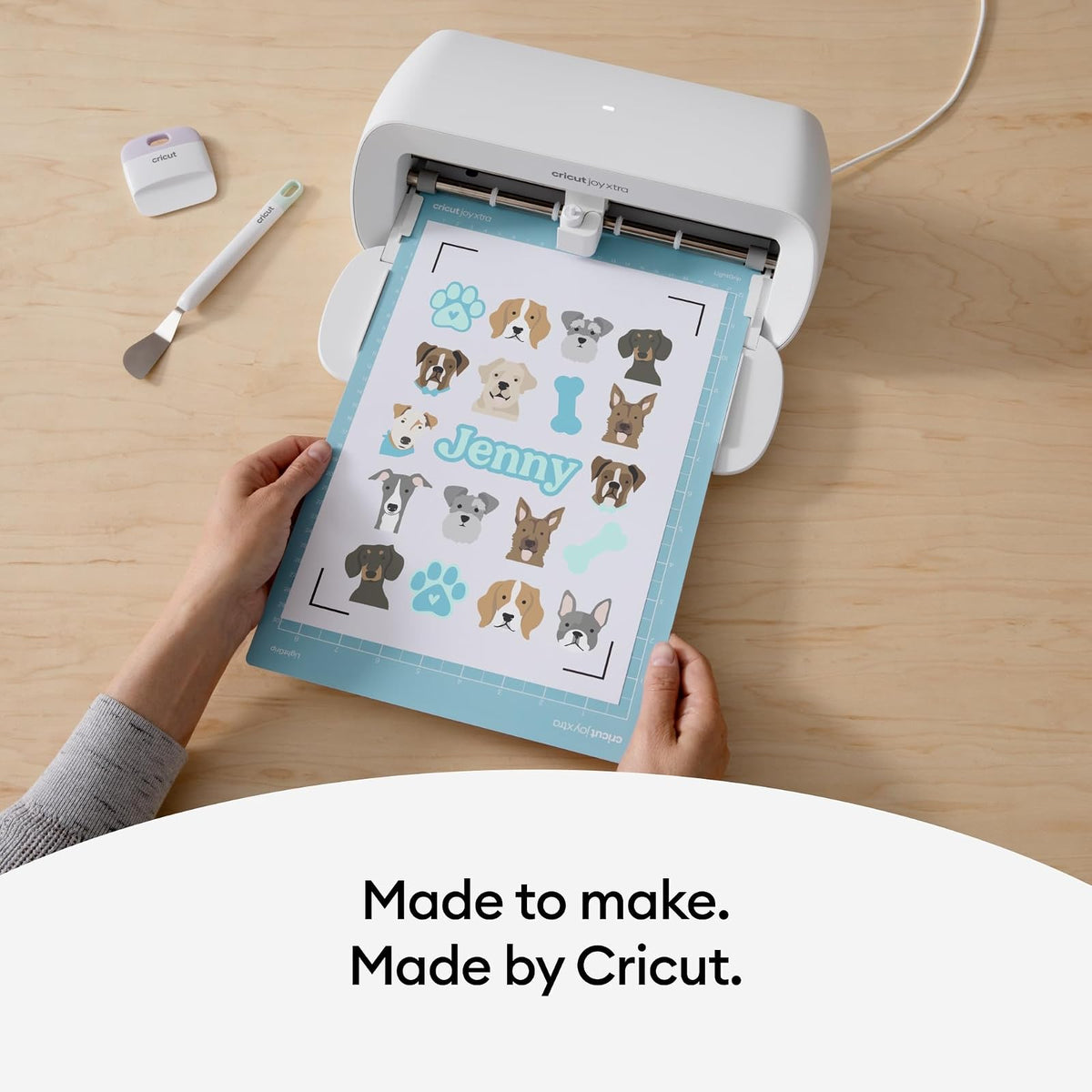 Cricut Papel Calcomanía Impermeable Tamaño Carta EE UU | Transparente, 6 Hojas, 8.5 x 11 pulgadas, Impresión De Inyección De Tinta