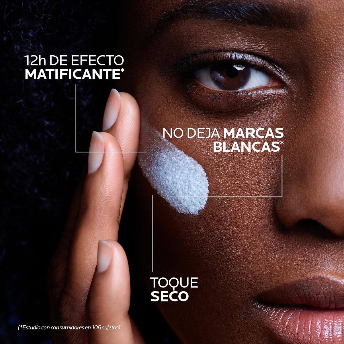 La Roche-Posay Anthelios Oil Control Toque Seco FPS 50+, Protector Solar Facial en Gel-Crema para Piel Grasa y Sensible, Matificante, Anti-Brillo, Sin Color, 50 ml