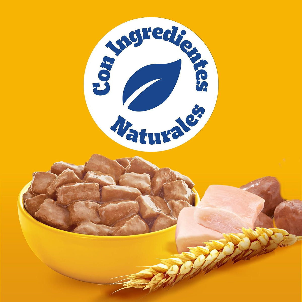 Pedigree - Sobres para Perro, Raza Pequeña, Sabor Pollo, con Ingredientes Naturales, Proteínas y Fibra, 24 Sobres, 100g c/u