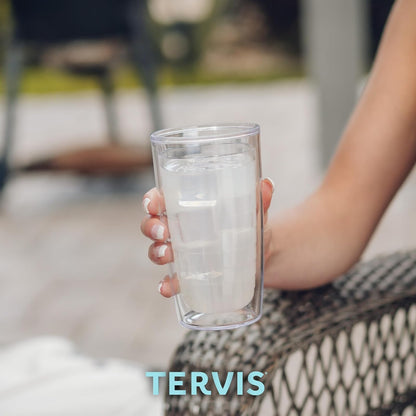 Tervis 4-Pack Tumbler, 16-Ounce, Clear