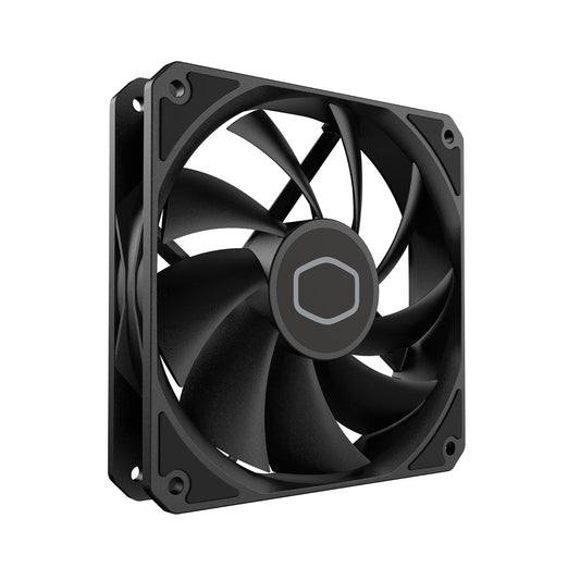 Cooler Master MF120 Lite Funda negra | Enfriador de líquidos | Ventilador de enfriador de aire, ventilador de 120 mm, PWM dinámico 1.750 RPM, cuchillas de equilibrio de aire, híbrido | Marco PBT