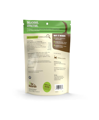 Suplemento Gatos Hairball Chew Control Bolas de Pelo y Salud Digestiva